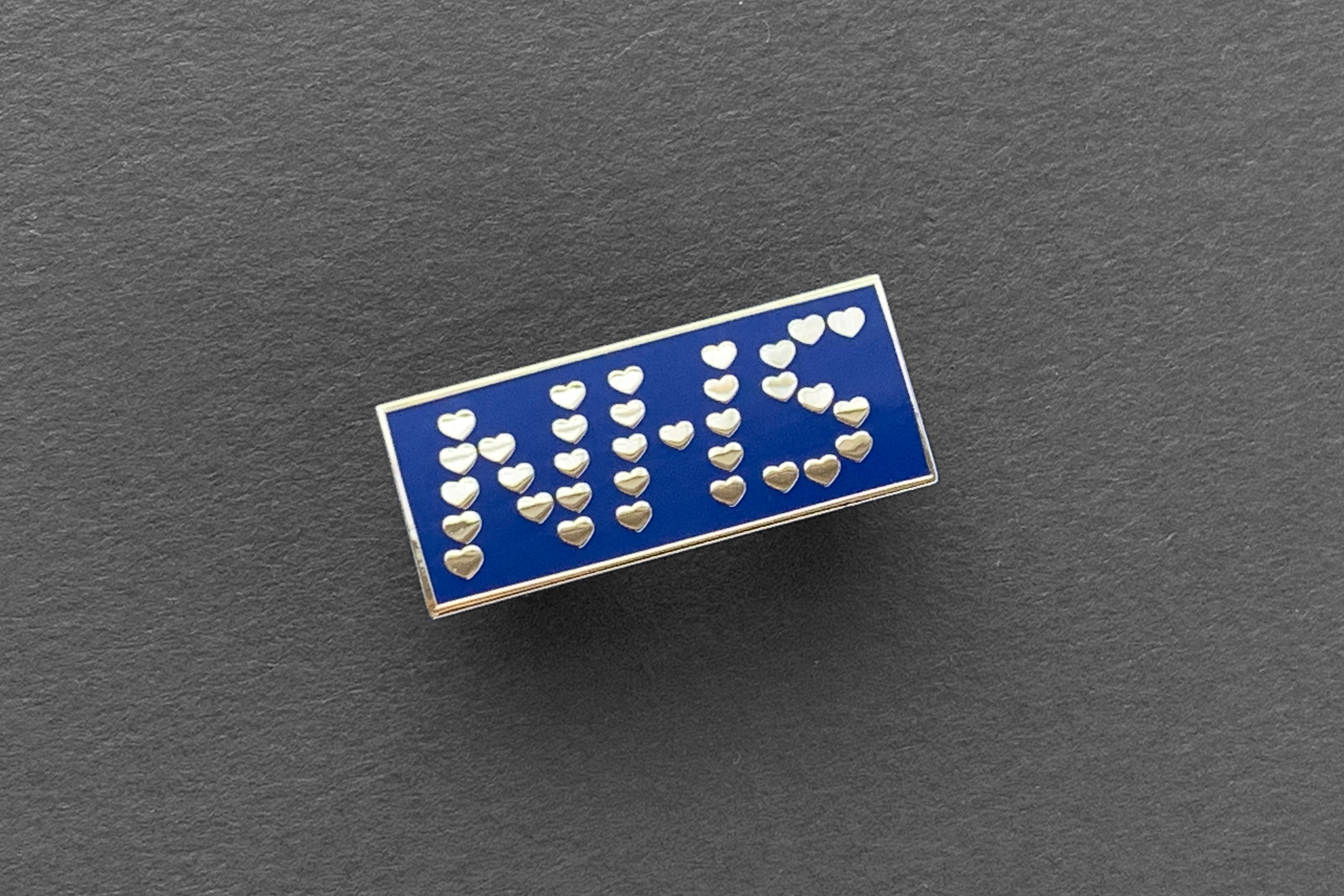 NHS Enamel Lapel Pin Badge – UK National Health Service Thank You Hero Gift